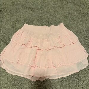 Hollister Pink Ruffled Women's Skort
